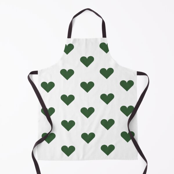 Item preview, Medium PINE GREEN & WHITE LOVE HEARTS designed and sold by RachelMacht.