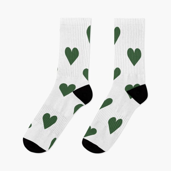 Item preview, Medium PINE GREEN & WHITE LOVE HEARTS designed and sold by RachelMacht.