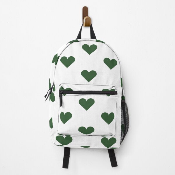Item preview, Medium PINE GREEN & WHITE LOVE HEARTS designed and sold by RachelMacht.