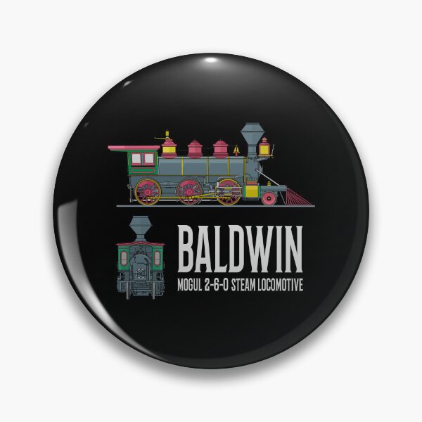 Item preview, Baldwin built 2-6-0 Mogul Steam Locomotive Train Engine Diagrams Gift designed and sold by Maljonic.