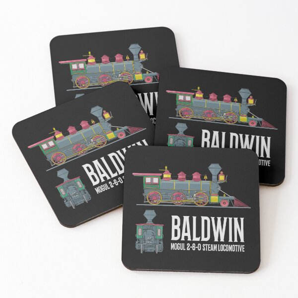 Item preview, Baldwin built 2-6-0 Mogul Steam Locomotive Train Engine Diagrams Gift designed and sold by Maljonic.