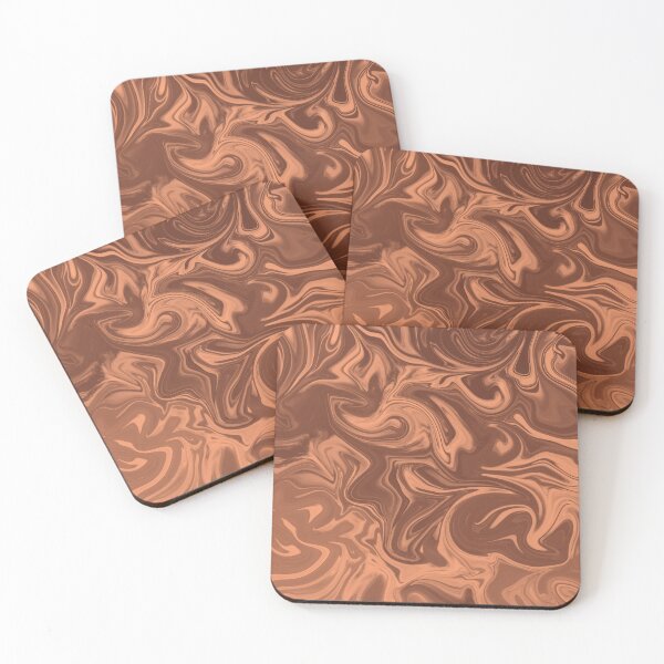 Item preview, Marble Liquid Pattern Brown Watercolor Palette 2 designed and sold by Janzay.