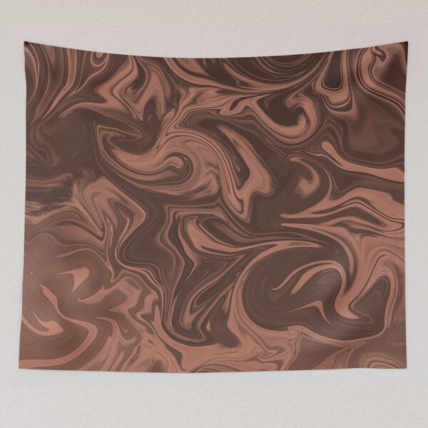 Aperçu de l'œuvre Marble Liquid Pattern Brown Watercolor Palette 3 créée et vendue par Janzay.