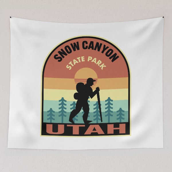Item preview, Snow Canyon State Park Utah Retro Hiking designed and sold by HalpinDesign.