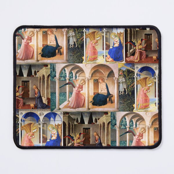 Item preview, ANNUNCIATION By FRA ANGELICO Mystic Christmas Collage Pattern designed and sold by BulganLumini.