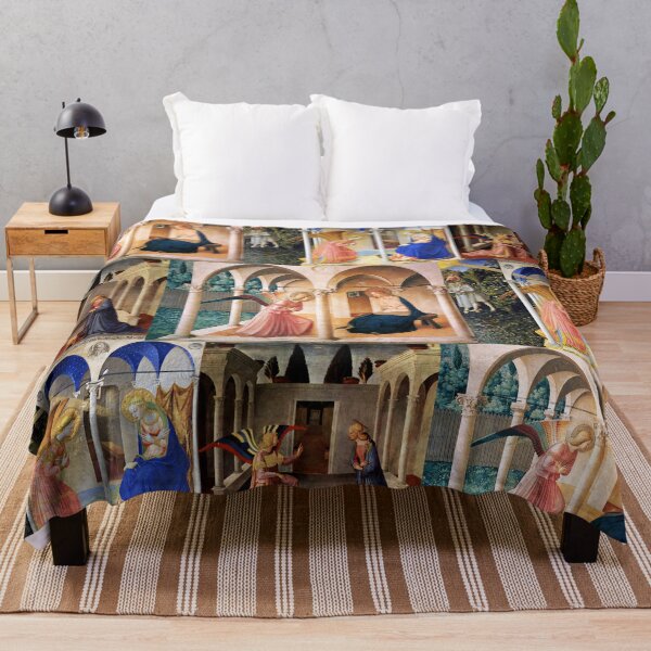 Item preview, ANNUNCIATION By FRA ANGELICO Mystic Christmas Collage Pattern designed and sold by BulganLumini.