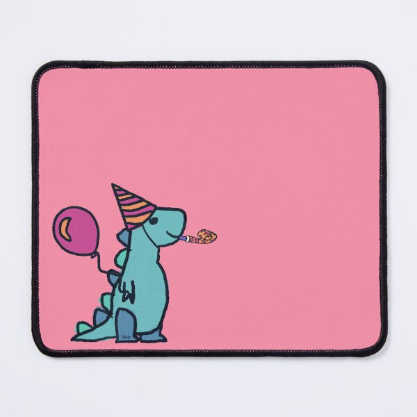 Item preview, dino party 1 (pink background) designed and sold by MentaLee.