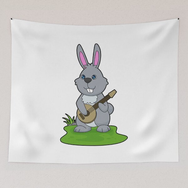Item preview, Rabbit Musician Guitar Music designed and sold by Snabdesign84.