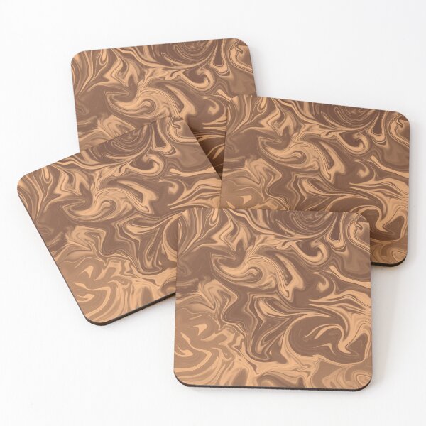 Item preview, Marble Liquid Pattern Brown Watercolor Palette 5 designed and sold by Janzay.