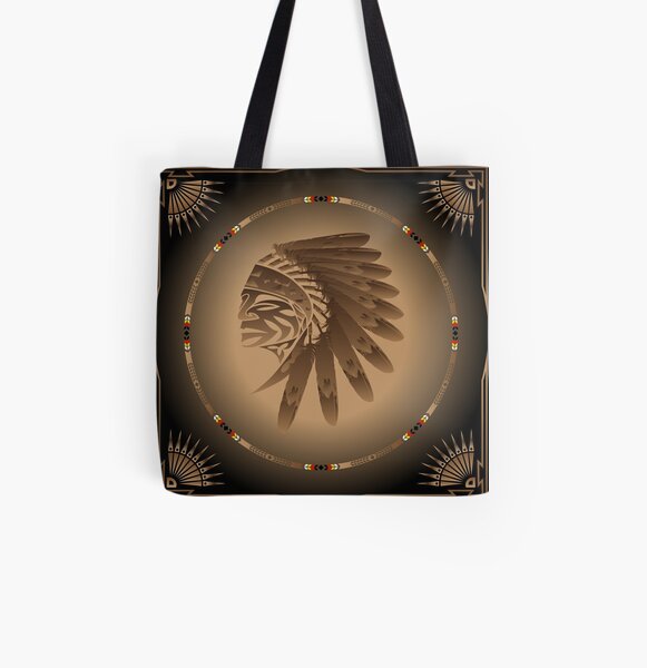 Honor and Strength All Over Print Tote Bag