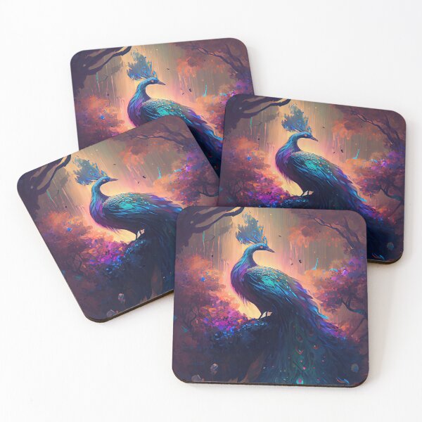 Item preview, Chiaroscuro Peacock designed and sold by ExaltedDeityArt.
