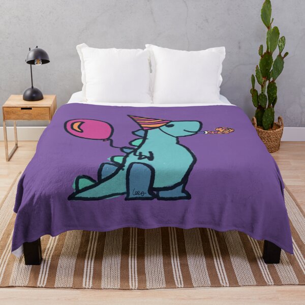 Item preview, dino party 1 (purple background) designed and sold by MentaLee.