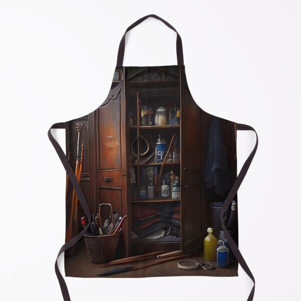 Item preview, Oil Painting of a Victorian Chemist's Closet Digital Painting designed and sold by CodeAndColors.
