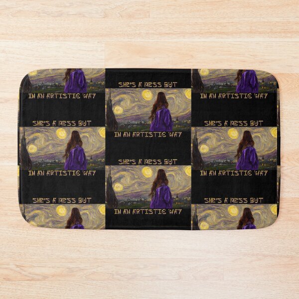 Item preview, Van Gogh's Lonely Girl in the Starry Night  designed and sold by Mahenar Alaa.
