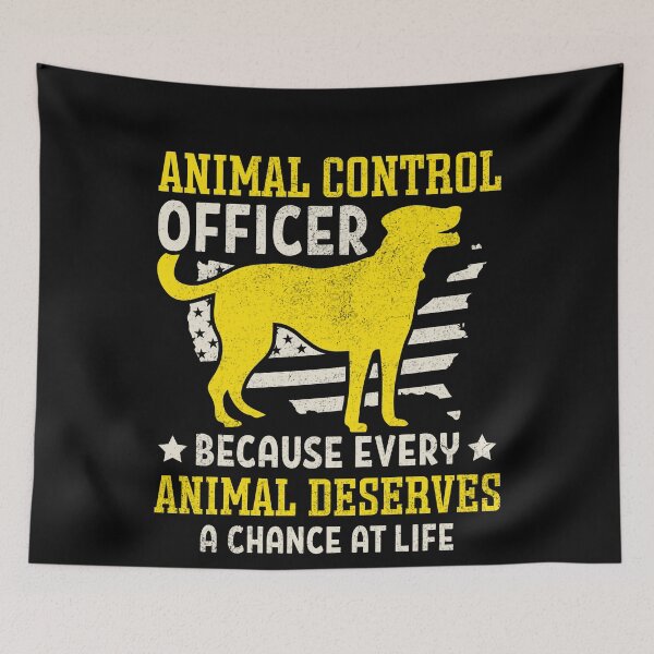 Item preview, Funny USA Animal Control Officer American Flag Patriotic Dog designed and sold by Best Designer.
