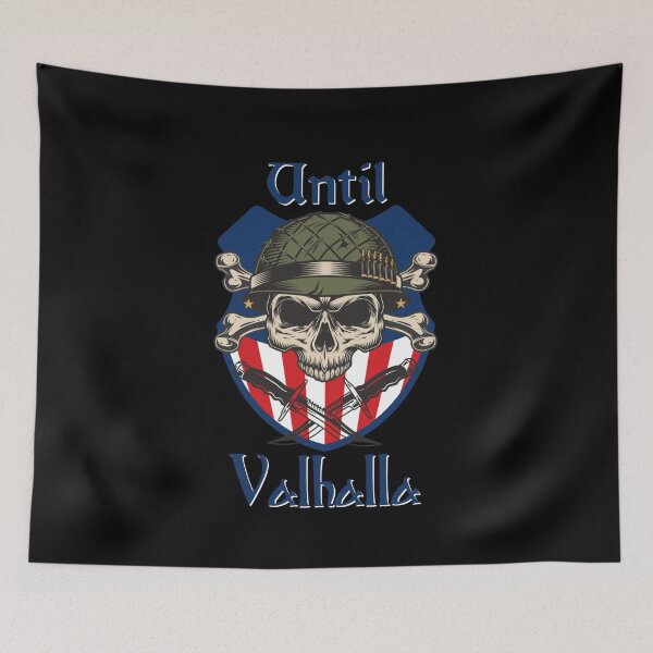 Item preview,  Until Valhalla - Remember The Fallen - US Flag designed and sold by Georgy09.