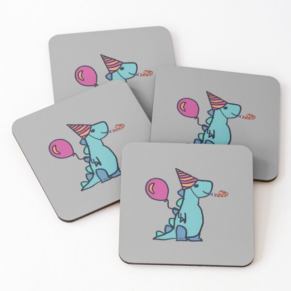 Item preview, dino party 1 (grey background) designed and sold by MentaLee.