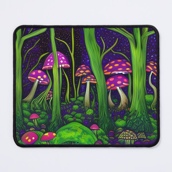 Item preview, Magic mushrooms in the forest designed and sold by brandway.