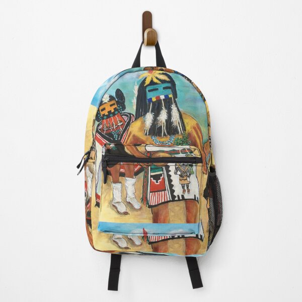 Vista previa del artículo con la obra «Hopi, Rain Dancer Kachina con Mana (Doncella) y Mudhead.», diseñado y vendido por tommielee44.