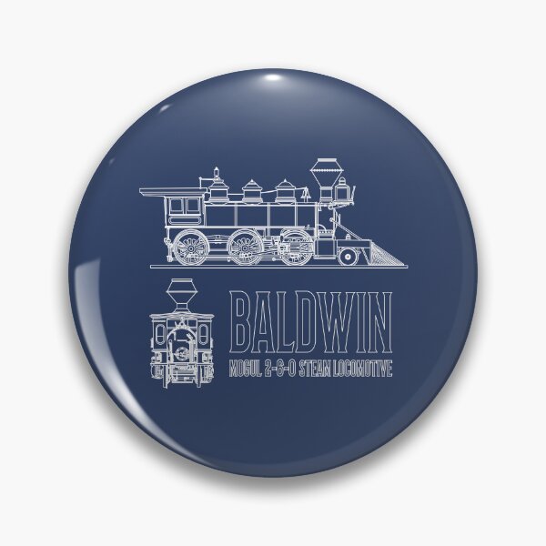 Item preview, Baldwin built 2-6-0 Mogul Steam Locomotive Train Engine Blueprint Diagrams Gift designed and sold by Maljonic.