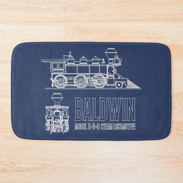 Item preview, Baldwin built 2-6-0 Mogul Steam Locomotive Train Engine Blueprint Diagrams Gift designed and sold by Maljonic.