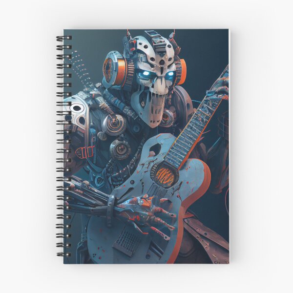 Item preview, Abstract Robot Guitarist Digital Painting designed and sold by CodeAndColors.