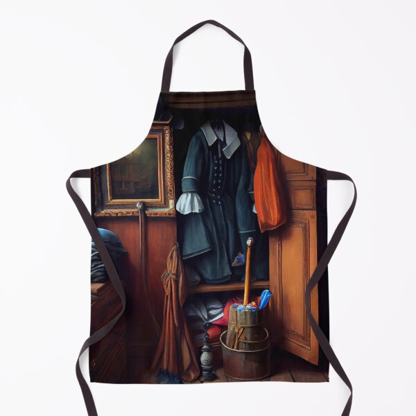 Item preview, Oil Painting of a Victorian Wardrobe Digital Painting designed and sold by CodeAndColors.