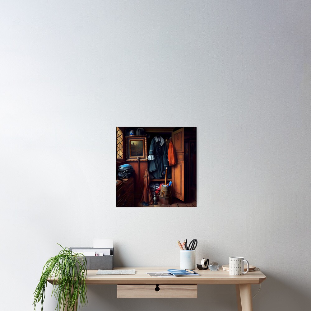 Vista previa del artículo con la obra «Póster», diseñado y vendido por CodeAndColors.