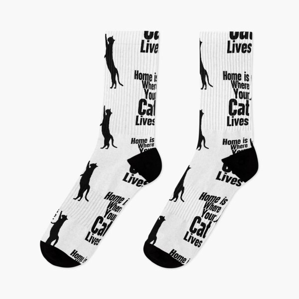 Item preview, Home Is Where Your Cat Lives designed and sold by nextneveldesign.