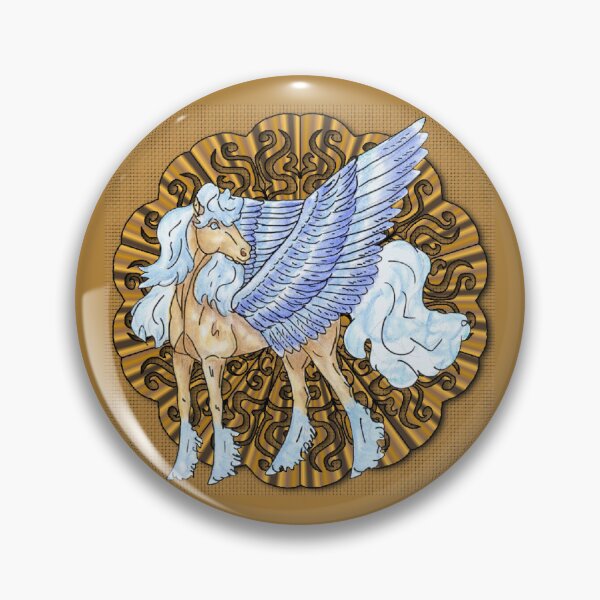 Item preview, This is Kada-Ru, a Golden Blue pegasus I created on 7-24-2000. designed and sold by KaycysCreations.