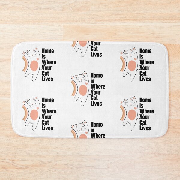 Item preview, Home Is Where Your Cat Lives designed and sold by nextneveldesign.