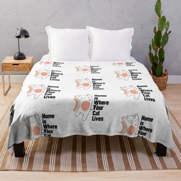 Item preview, Home Is Where Your Cat Lives designed and sold by nextneveldesign.