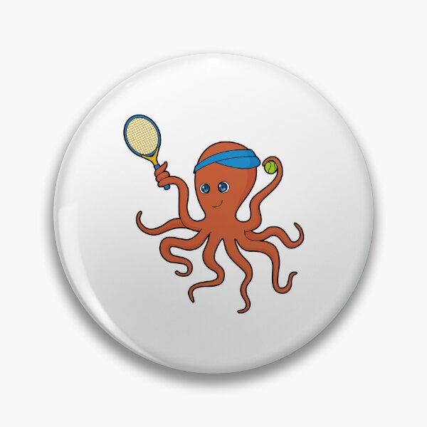 Item preview, Octopus Tennis player Tennis designed and sold by Snabdesign84.