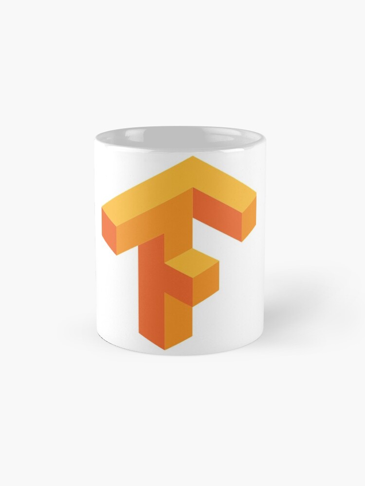 Alternate view of Tensorflow -- software library Mug