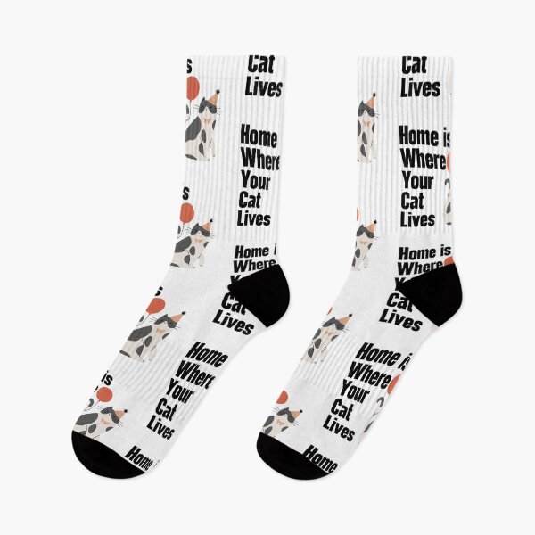 Item preview, Home Is Where Your Cat Lives designed and sold by nextneveldesign.