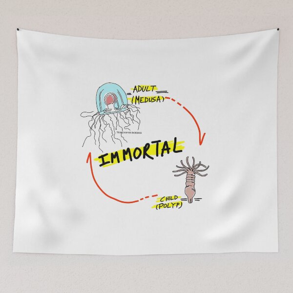 Item preview, Immortal Jelly Fish designed and sold by SatyaYug.