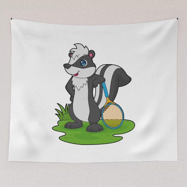 Item preview, Skunk Tennis player Tennis designed and sold by Snabdesign84.