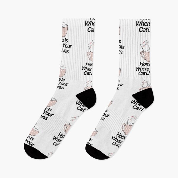 Item preview, Home Is Where Your Cat Lives designed and sold by nextneveldesign.