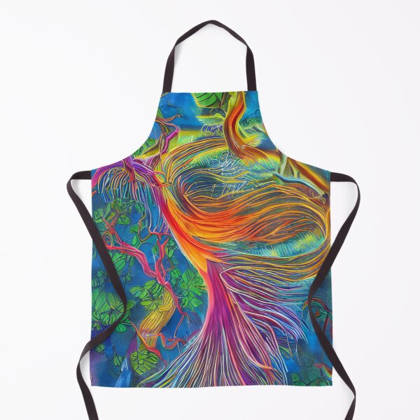 Item preview, Psychedelic Bird Print designed and sold by GGG-AI.