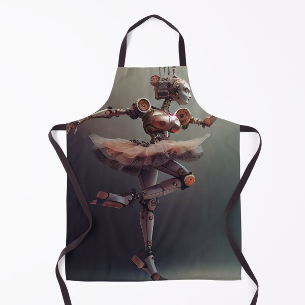 Item preview, Beautiful Pink Robot Dancer Girl Digital Painting designed and sold by CodeAndColors.