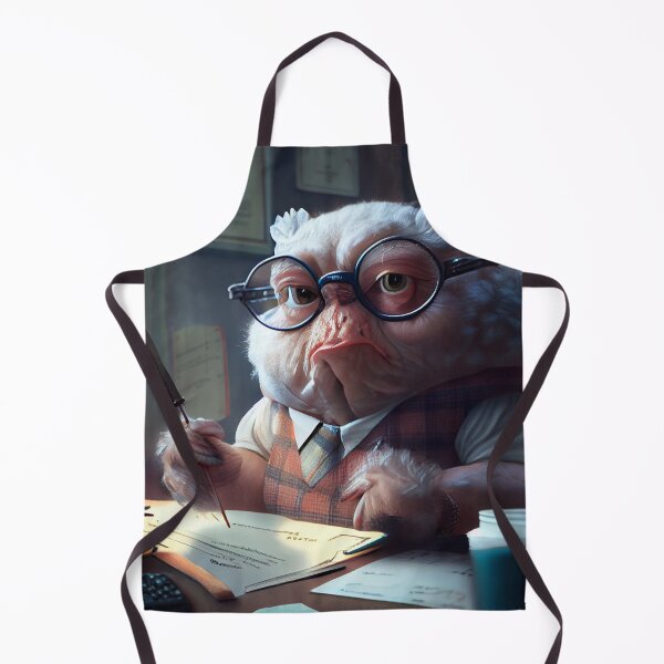 Item preview, Old Magical Creature Writing a Story Digital Painting designed and sold by CodeAndColors.