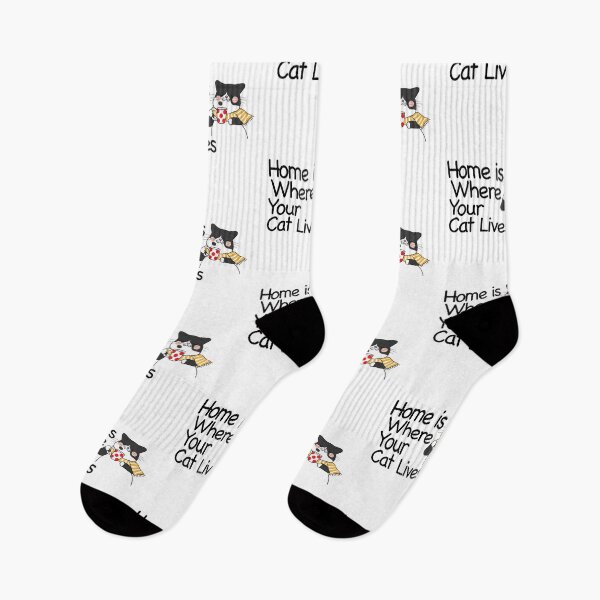 Item preview, Home Is Where Your Cat Lives designed and sold by nextneveldesign.