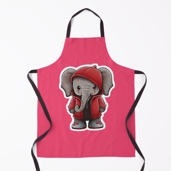 Item preview, Elephant wearing a Hoodie designed and sold by RayFineArt.