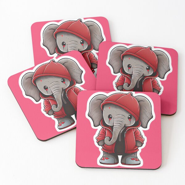 Item preview, Elephant wearing a Hoodie designed and sold by RayFineArt.