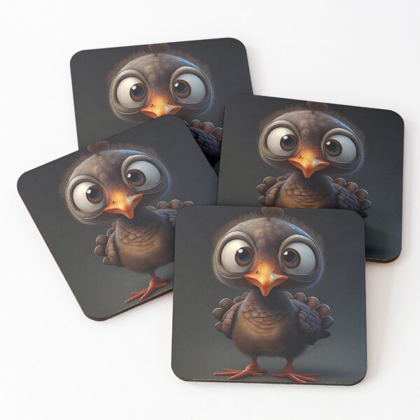 Item preview, Funny Small Cute Baby Turkey Digital Painting designed and sold by CodeAndColors.