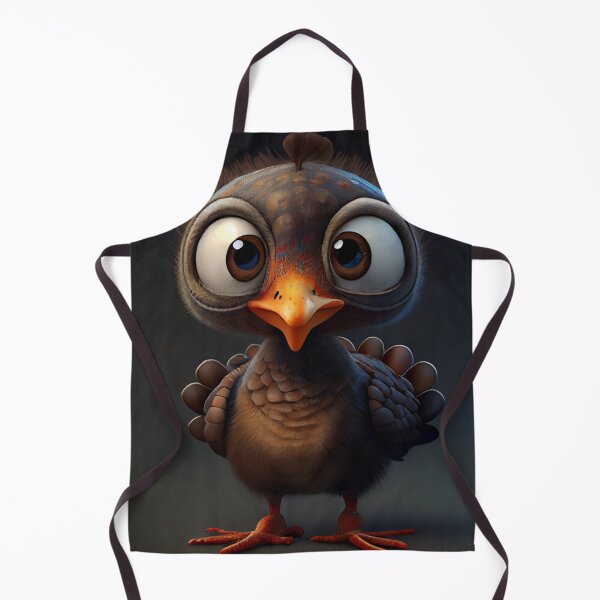 Item preview, Funny Small Cute Baby Turkey Digital Painting designed and sold by CodeAndColors.