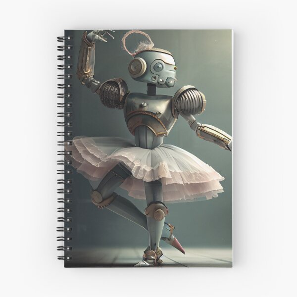 Item preview, Elegant Graceful Robot Ballerina Digital Painting designed and sold by CodeAndColors.