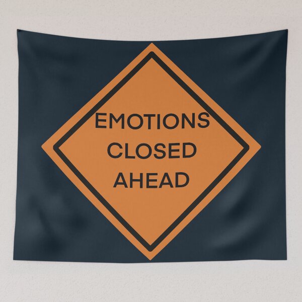 Item preview, Emotions Closed Ahead designed and sold by A-Little-Nerdy.
