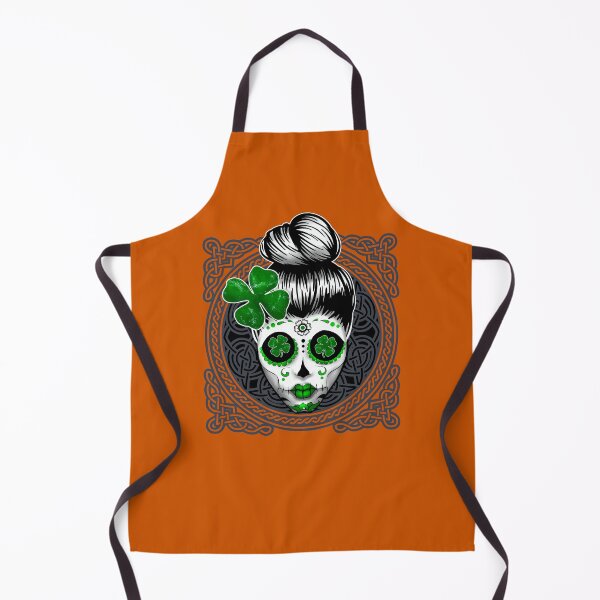 Item preview, Saint Patricks Day Sugar Skull Celtic Scottish designed and sold by Fran Fryberg.