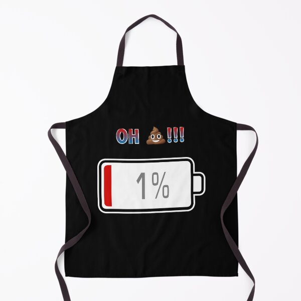 Item preview, Oh Shit!!! with Battery at 1% designed and sold by Moodific.